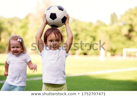 Сток-фото: Sportsmen Brothers Standing At The Stadium Outdoors