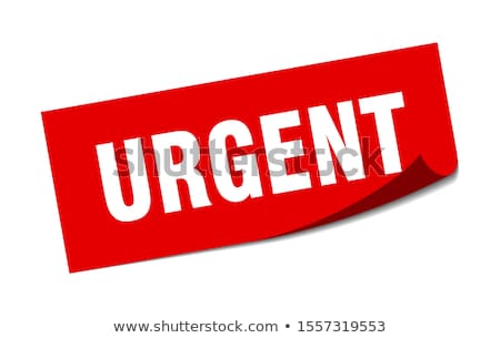 Сток-фото: Urgent