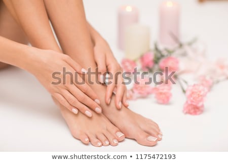 Stockfoto: Feet And Hand