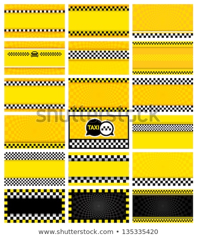 Business Card Taxi 18 Backgrounds Stok fotoğraf © Ecelop