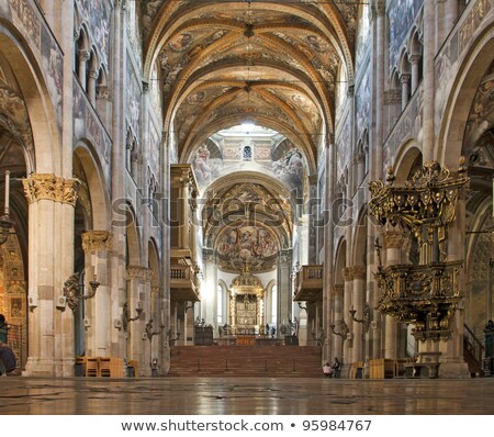 Stock photo: Interior Of Parma Cathedral Emilia Romagna Italy