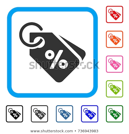 [[stock_photo]]: Blue Frame Rectangular Discount Sticker