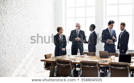 Stock photo: Business Man Conference Table