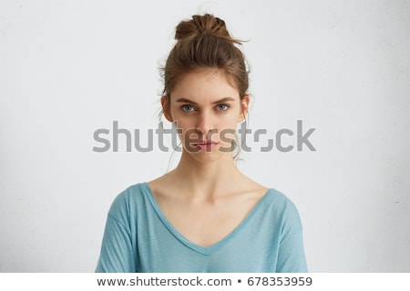 Stock photo: Serious Young Girl Portrait