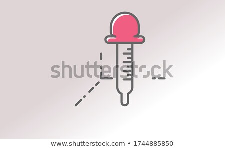 Stock photo: Pipette Medical Tool Closeup Vector Illustration