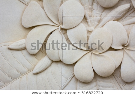 Сток-фото: Detail Of Balinese Carved Relief