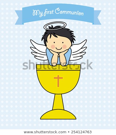 [[stock_photo]]: Holy Grail Communion Greeting Card