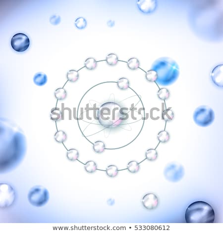 Foto stock: Antioxidant Molecule With Extra Electrons Works Against Free R