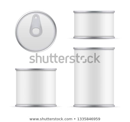 Foto stock: Olives In Aluminum Can