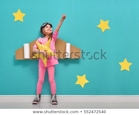 Stock foto: Child Is Playing Pilot