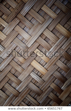Stock photo: Background Of Rustic Interlaced Straw