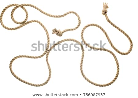 Foto stock: Nautical Rope In Spiral