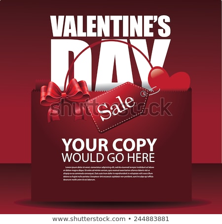 Stok fotoğraf: Valentines Day Poster Eps 10