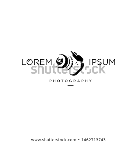 Stock photo: Flat Camera Photography Logo Design Simple Clean Photo Logo Vec