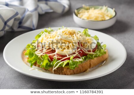 ストックフォト: A Healthy Sandwich And Salad