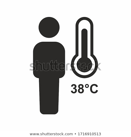 Foto d'archivio: A Man Is Temperature Checked For Fever Or High Temperature