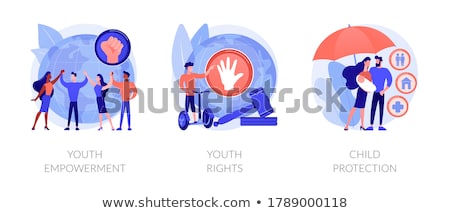 Stock photo: Youth Empowerment Abstract Concept Vector Illustration