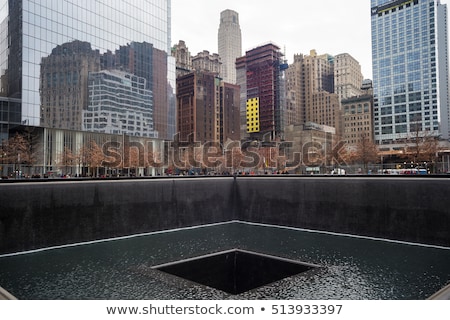 Foto stock: Wtc Memorial Plaza Manhattan New York