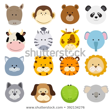 Foto stock: Children With Monkey And Panda
