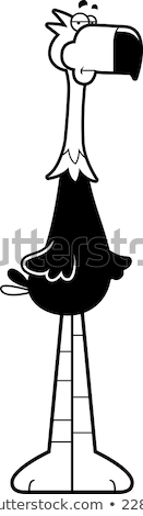 [[stock_photo]]: Serious Cartoon Terror Bird