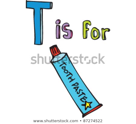 Zdjęcia stock: A Letter T For Toothbrush