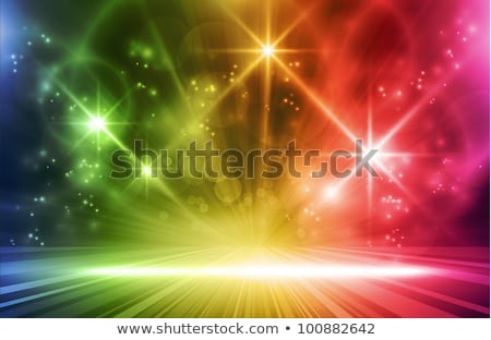 Floodlights In The Night Sky For Illumination Or Event [[stock_photo]] © wenani