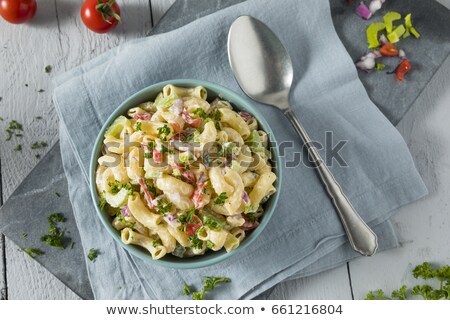 Stok fotoğraf: Macaroni Salad Side Dish