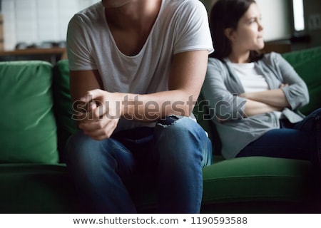 Stock photo: Upset Couple Not Talking To Each Other After Fight