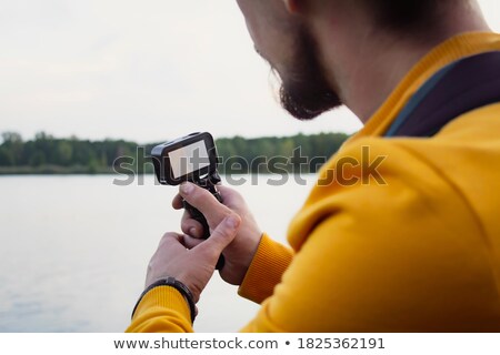 Stock photo: Landscape On Cam Display