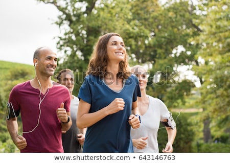 Stock photo: People Running