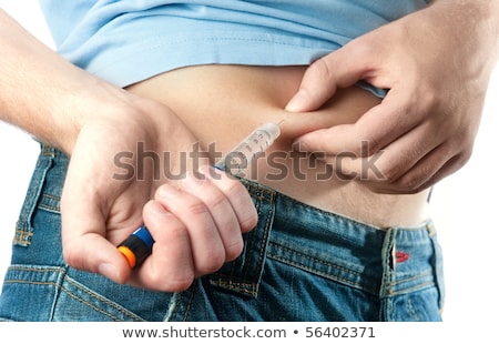 Stok fotoğraf: Young Man To Give An Injection Himself