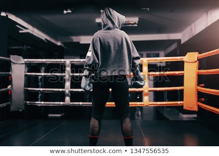 [[stock_photo]]: Boxer On The Back