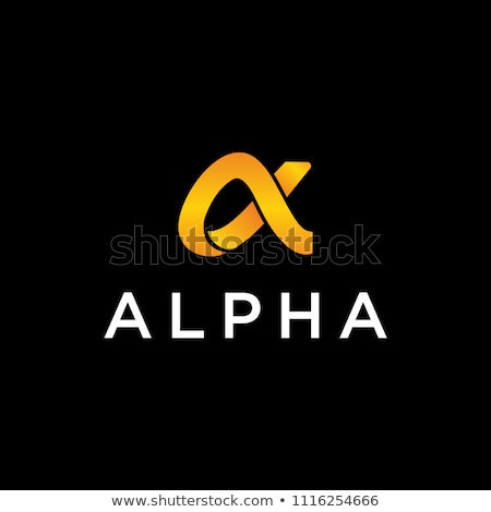 Stock fotó: Greek Letter  Alpha