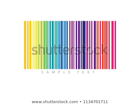 ストックフォト: Rainbow Colored Bar Code