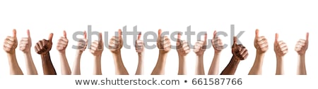 Stock fotó: Human Hands Showing Thumbs Up