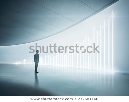 Stock photo: Businessman Looking At Chart