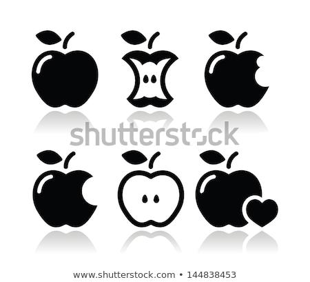Bitten Apple Icon [[stock_photo]] © RedKoala
