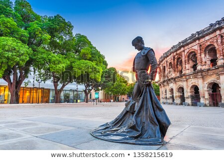 Сток-фото: Roman Amphitheatre Of Nimes France