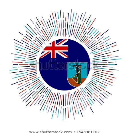 [[stock_photo]]: United Kingdom And Montserrat Flags