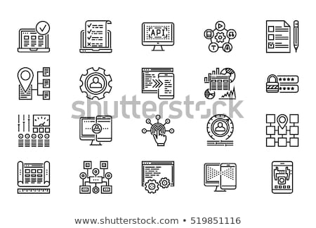 Stockfoto: Security Briefing Icon Business Concept