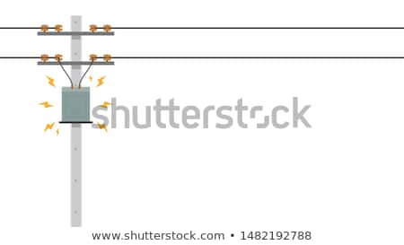 Stock photo: Electric Pole
