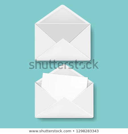 Foto d'archivio: Envelope Collection Mint Background