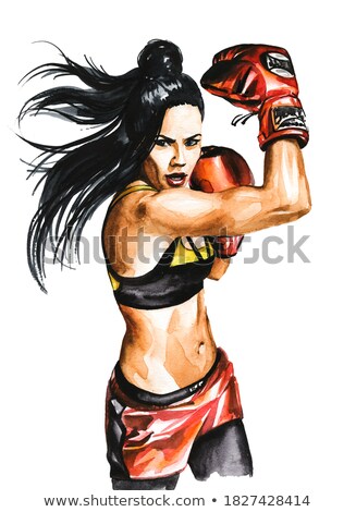 Foto stock: Female Fighter