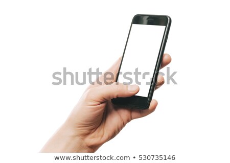 Stock photo: Hand Holding A Sensor Device