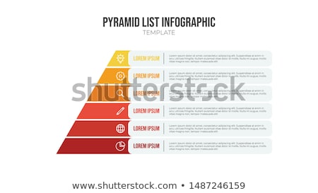 Foto stock: Hierarchy Of Pyramid