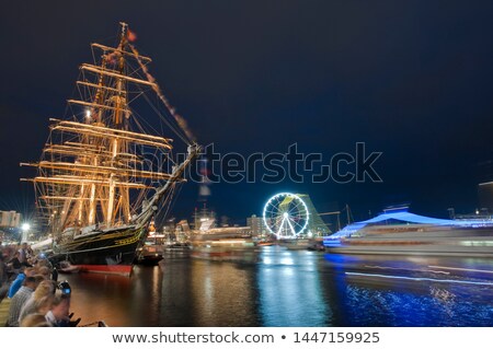 Stock photo: Big Traditional Dutch Sailing Boat