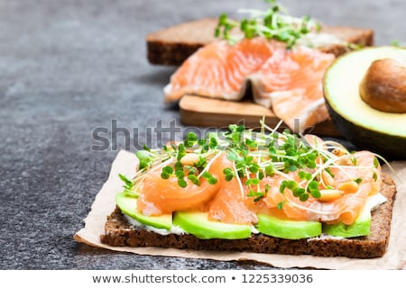 Stock fotó: Wholemeal Rye Bread With Cheese