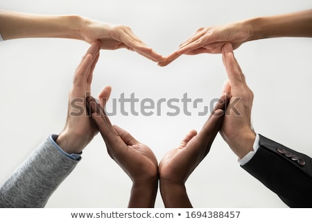 Stockfoto: Businessmen Team Holding On With A Helping Hand