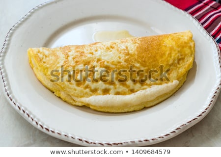 Stock photo: Fluffy Omelet With Vegetables