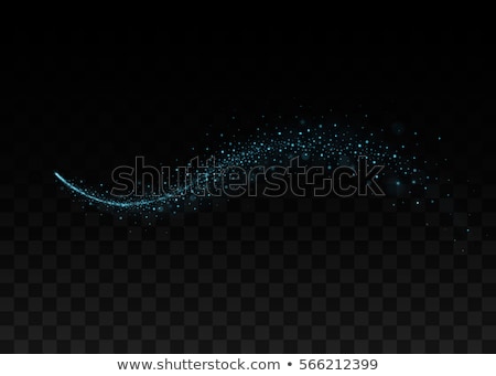 Stok fotoğraf: Blue Glittering Star Dust Trail Eps 10